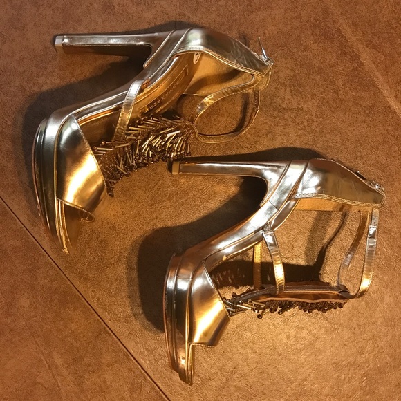 BCBG MaxAzria Beaded Waltz Heels - Picture 2 of 6